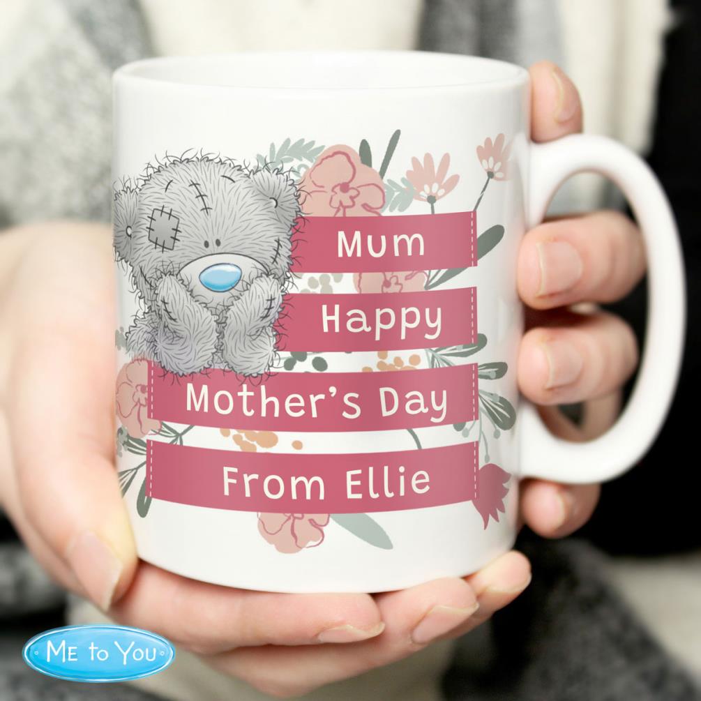 Personalised Me to You Bear Floral Mug Extra Image 3